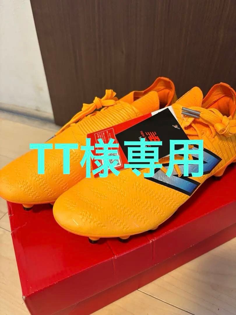 ［TT］New Balance サッカーシューズ オレンジ　26.5