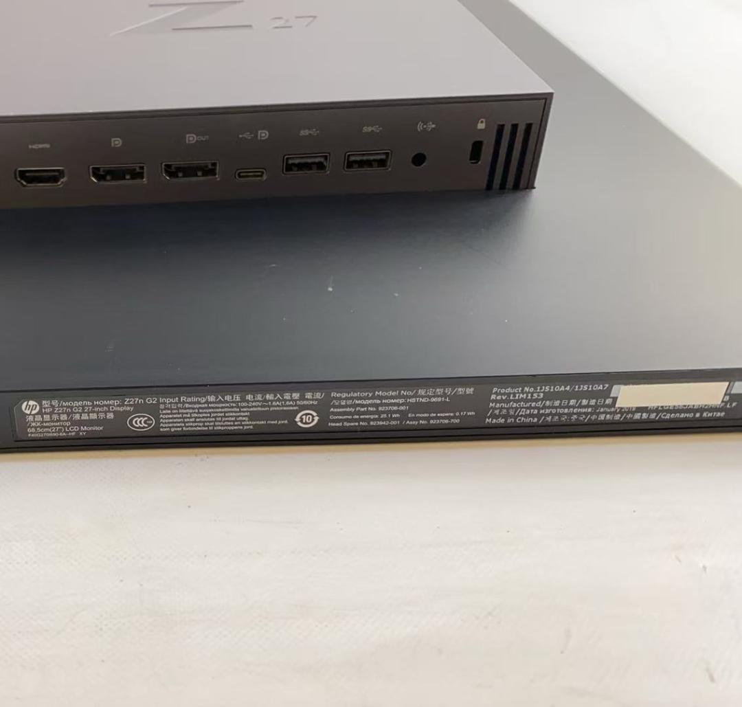 HP Z27n G2 2K 27インチモニター Type-C