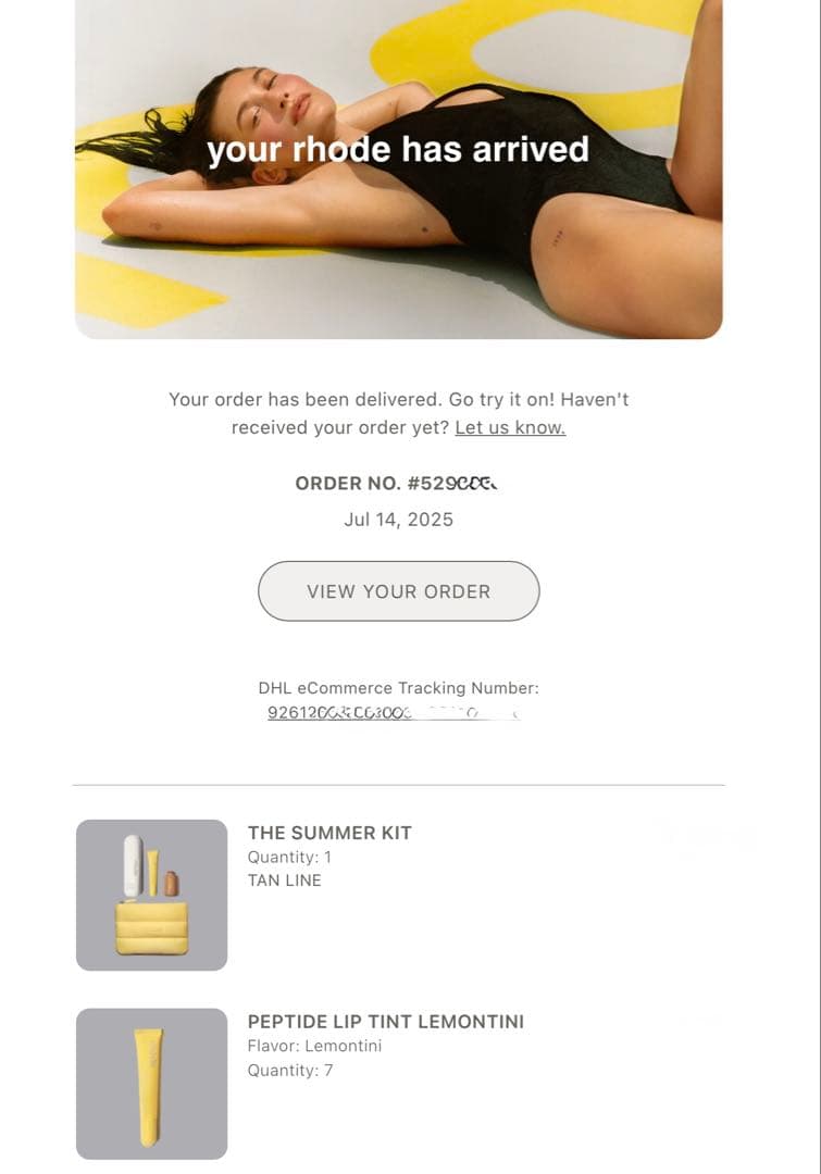 ラスト1点 RHODE 限定LEMONTINI /リップ シェイプ