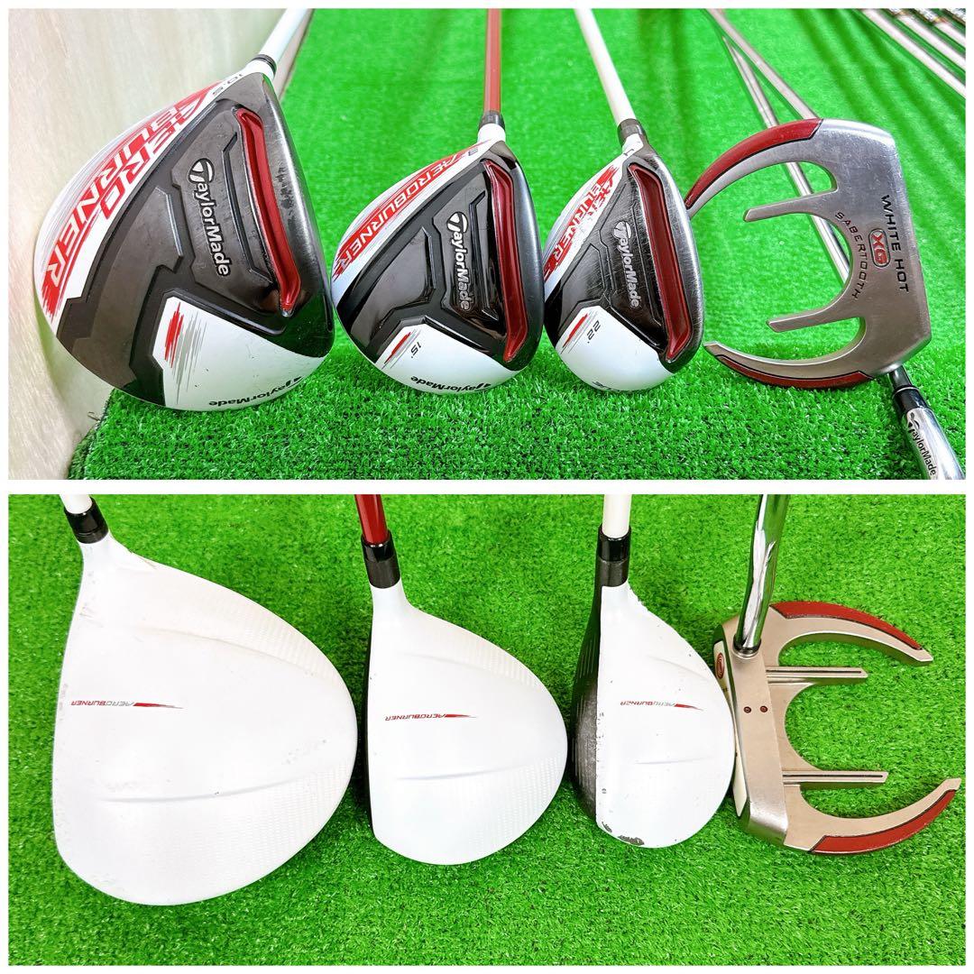 レフティ テーラーメイド エアロバーナー メンズゴルフセット 11本 左利き