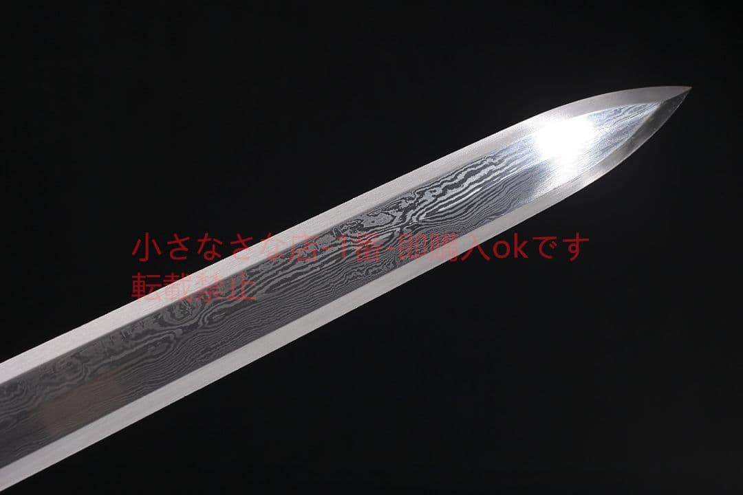 楚王剣八面漢剣模様鋼  古兵器 武具 刀装具 日本刀 模造刀 居合刀