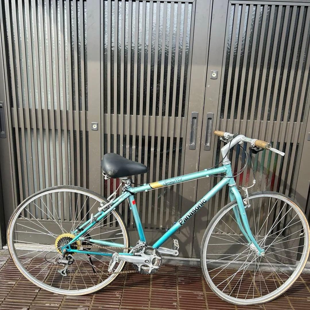 送料無料￼パナソニック￼Spring Bok 3×9速 700C 絶版車