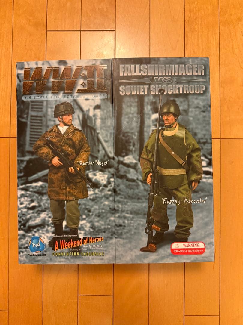 DiD ミリタリーフィギュア　1/6WW2ドイツ兵ソビエト兵セット　限定品　レア