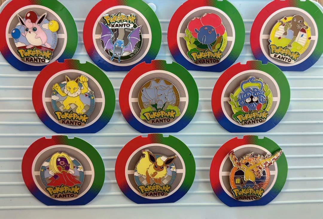 ポケパークカントー限定ピンズセット