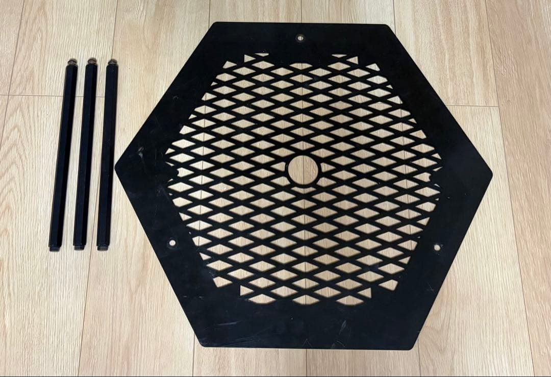 ヘキサテーブル　六角テーブル　ミリタリー