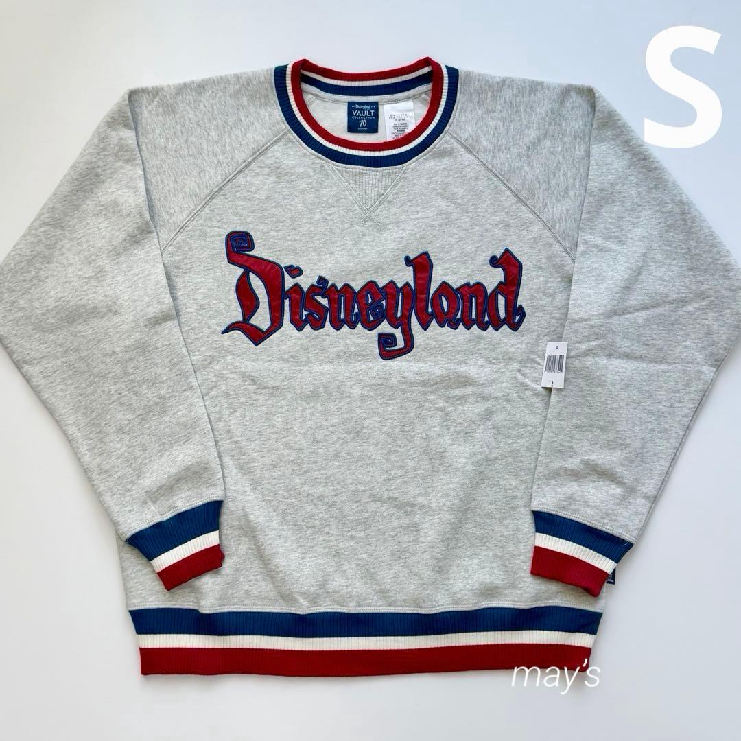 ディズニー70周年　ディズニーランドロゴ　トレーナー　Sサイズ　アナハイム