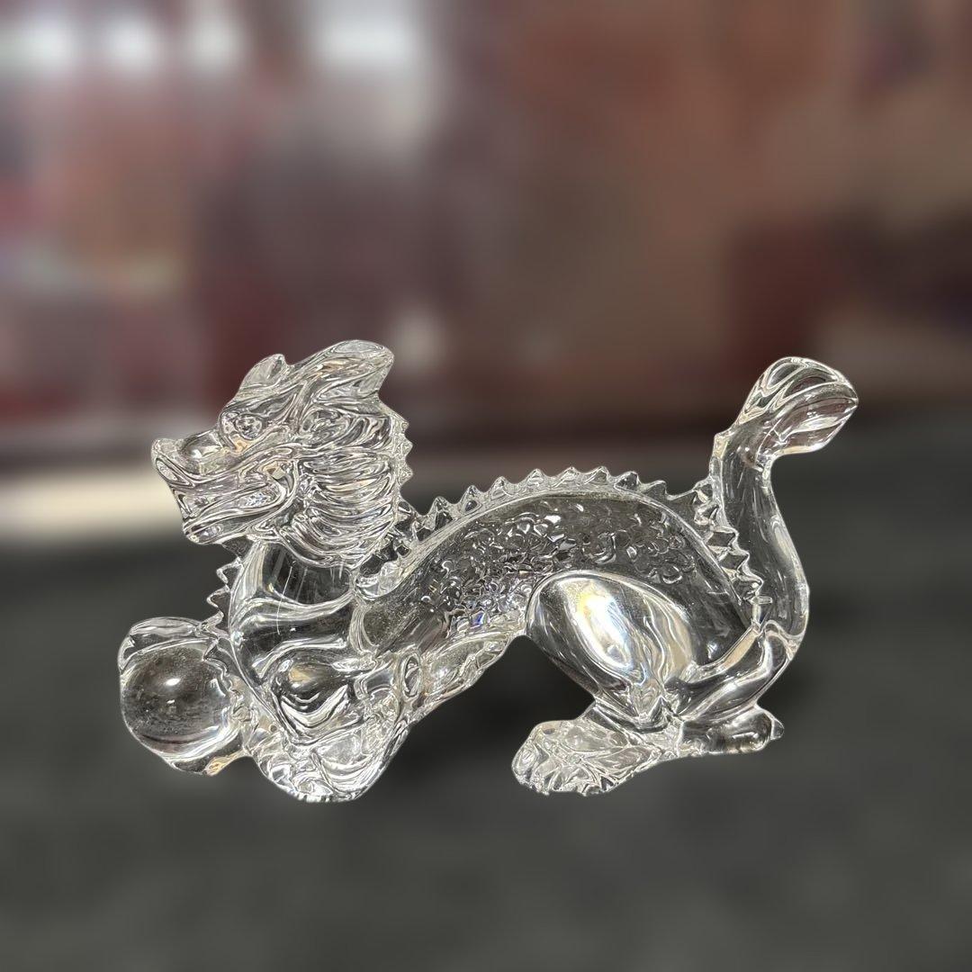 バカラ 干支 ドラゴンクリスタル置物