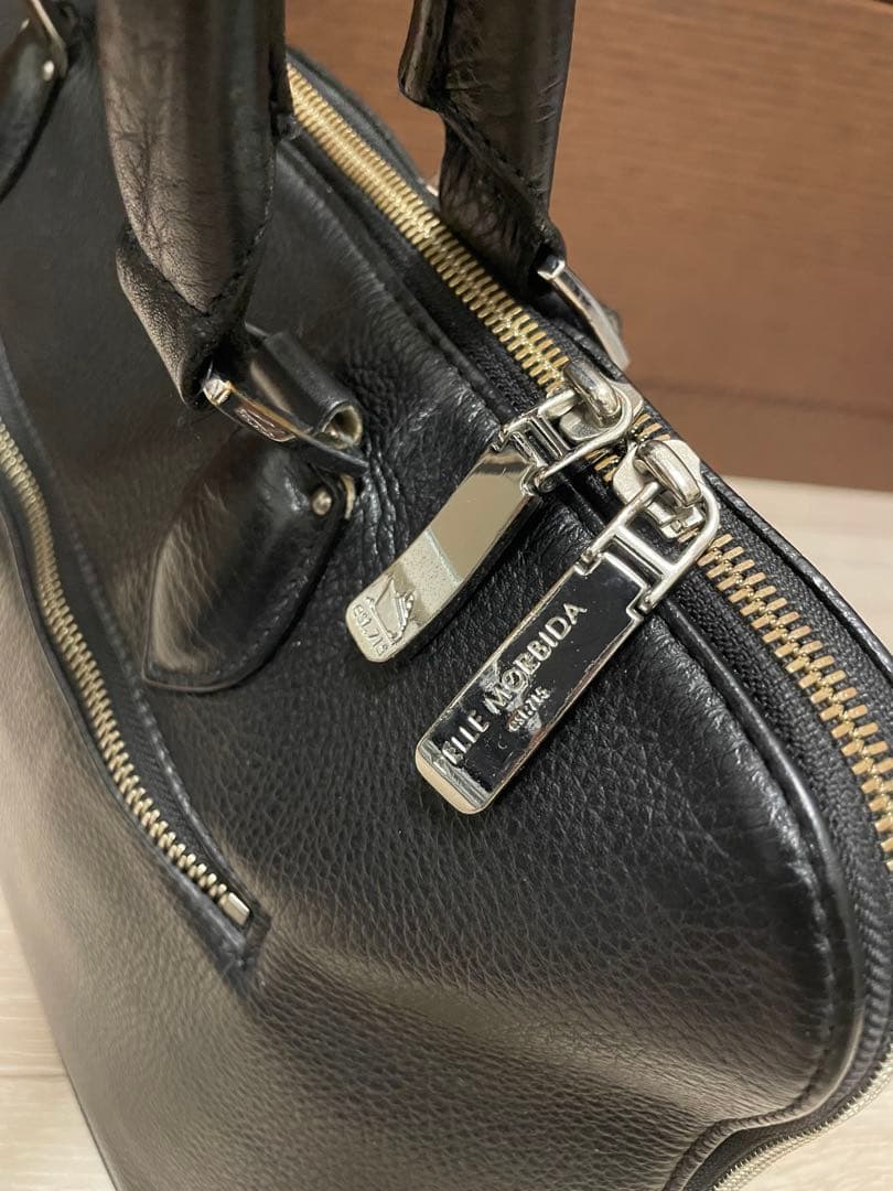 ペッレモルビダ Maiden Voyage シュリンクレザー ビジネスバッグ 黒