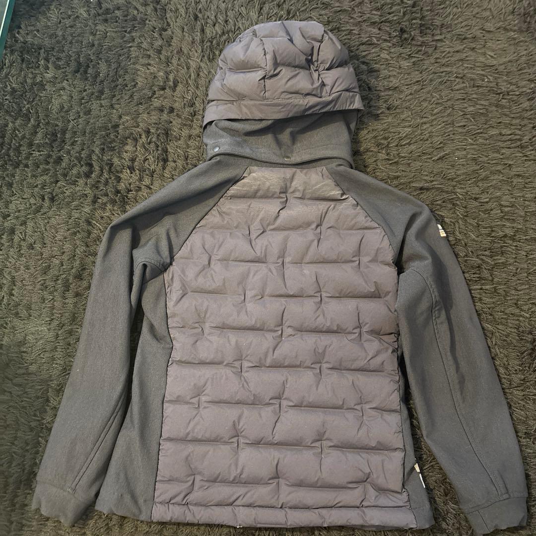 ブリーフィング　フード付きダウンジャケット レディース ネイビー　sサイズ