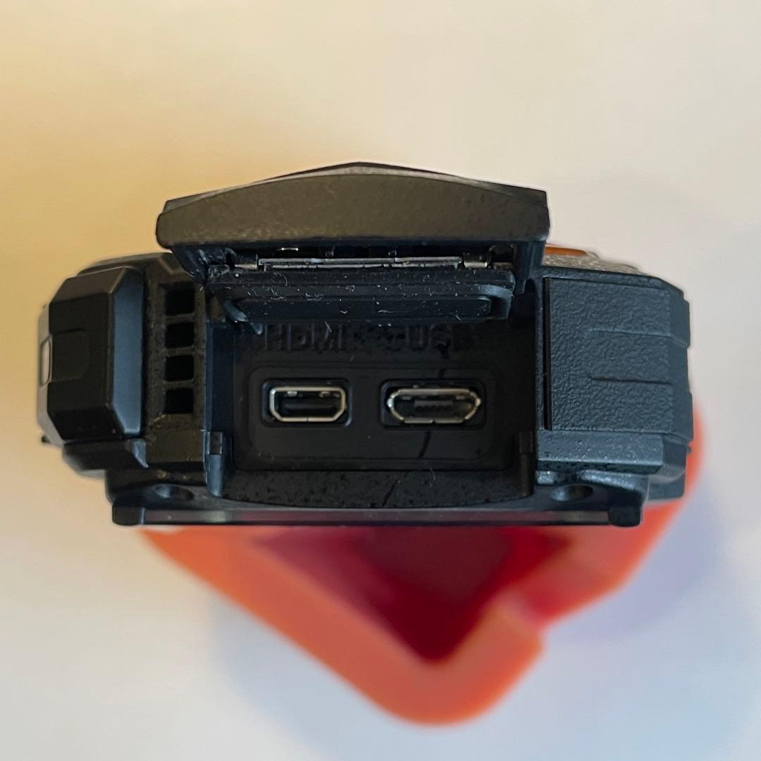 【保証残あり付属品完備】RICOH WG-70 オレンジ 本格防水耐衝撃デジカメ