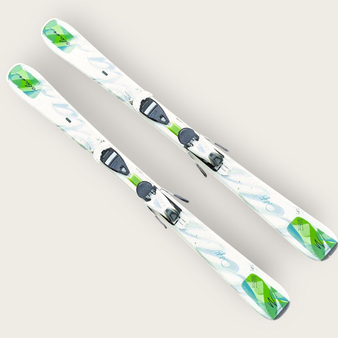 上達への近道！Elan 軽量140cm スキー板 ビンディング付