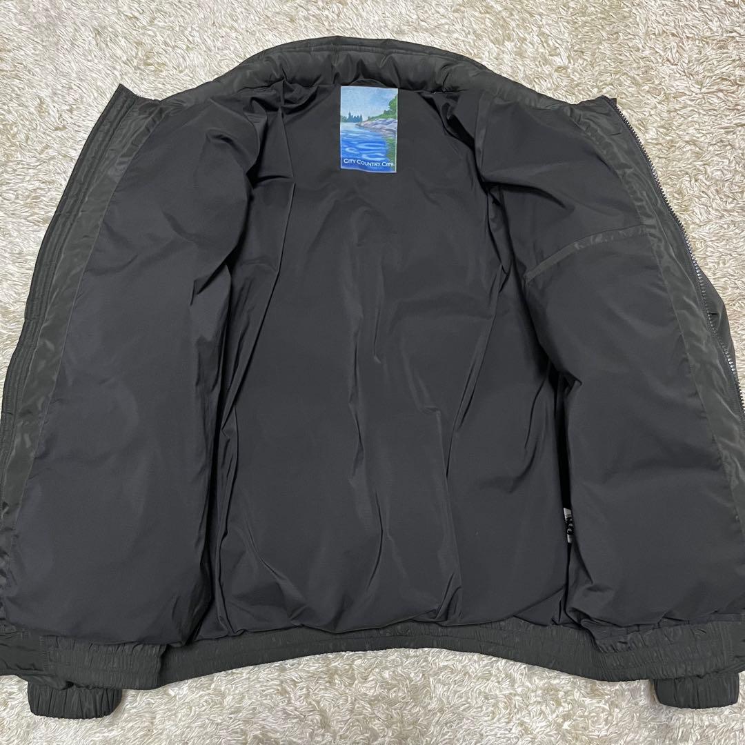 完売品　シティカントリーシティ　刺繍ロゴ　ダウンジャケット　2way