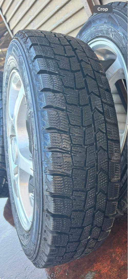 DUNLOP 13インチ 5スポークホイールセット