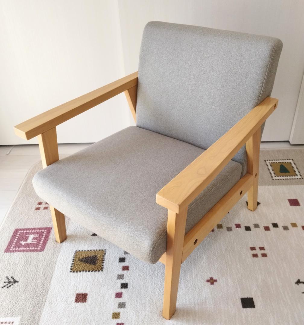 美品　北欧風　1人掛け ソファ