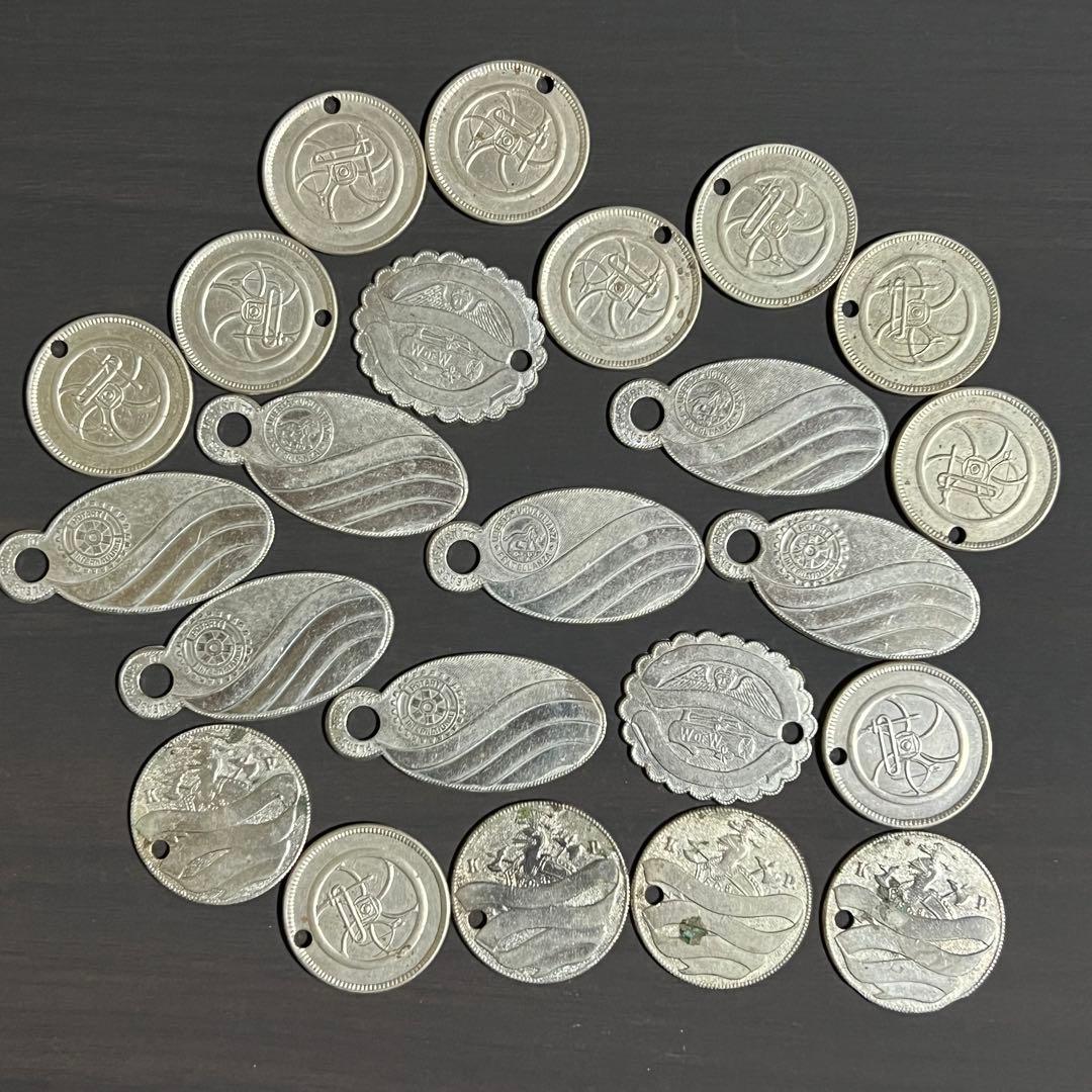 アンティーク ビンテージ リターンタグ キータグ チャーム 友愛結社 秘密結社