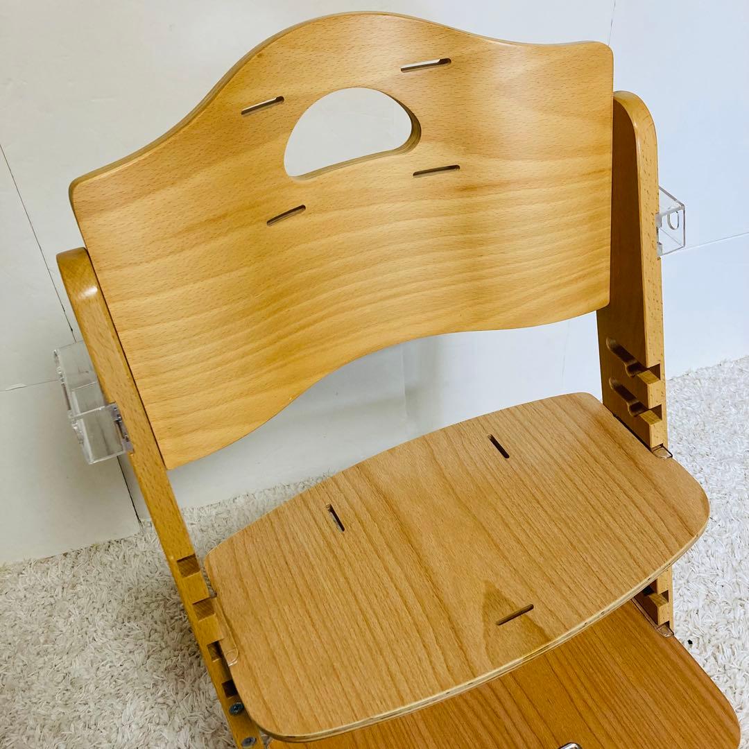 wari ビヨンドジュニア　木製　ベビーチェア　ガード　テーブル付き