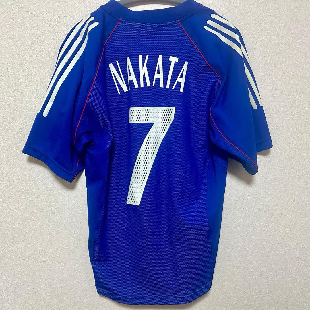 【美品】日本代表 2002 日韓W杯 ホーム 中田英寿 ユニフォーム M 正規品