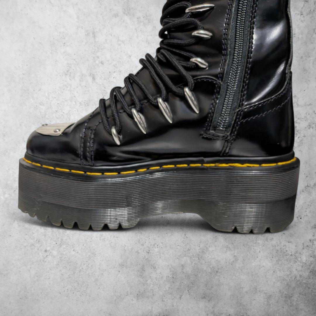 極美品 ドクターマーチン 1B60 LTT MAX UK4 ロングブーツ 厚底