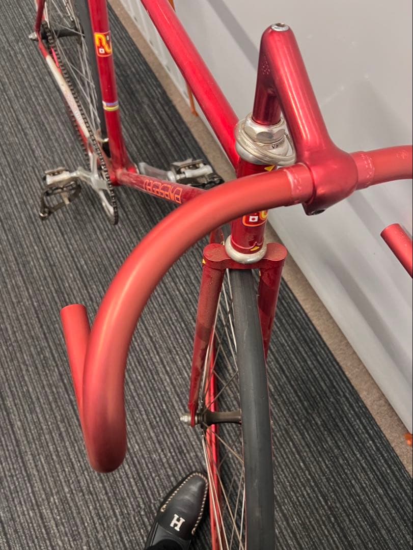 NAGASAWA（ナガサワ）トラックフレーム中野浩一モデル　レーシングレッド塗装