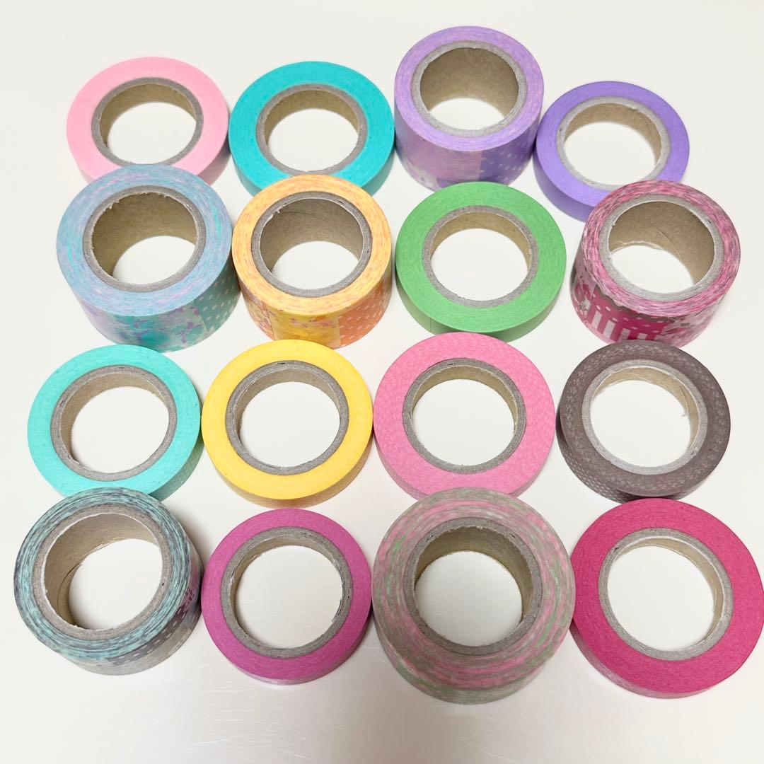 マークス 廃盤マスキングテープ コラージュ 16本セット 中古