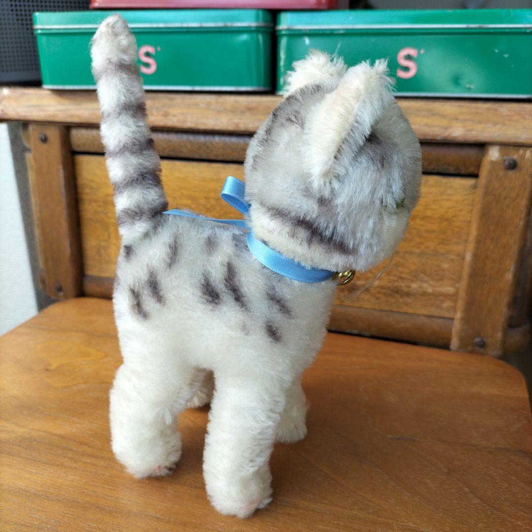 ビンテージ　シュタイフ　Lizzy　キャット　猫