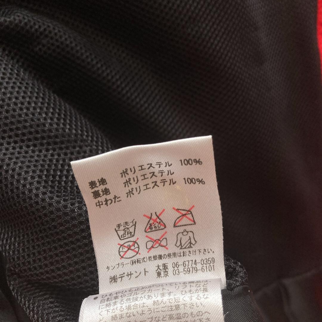 【hamwt】DESCENTE スキージャケット ウェア L 赤×黒