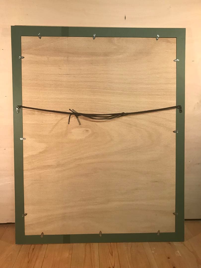 徳田宏行　「午後」　パステル画２０号　画面右下・作品裏に本人直筆サイン有り