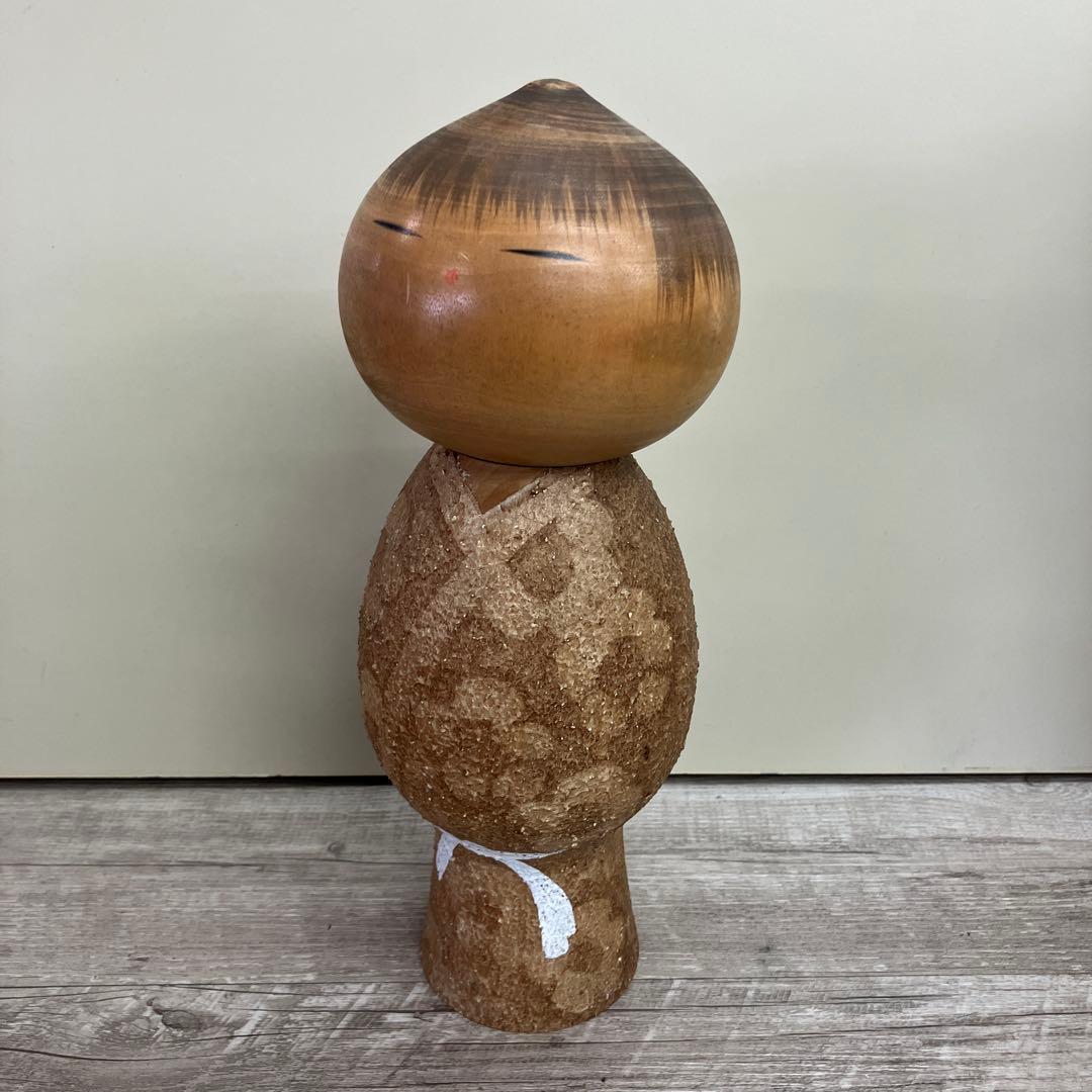 4F 近代こけし 憲心作 銘入り 創作こけし 木工品 伝統工芸 インテリア