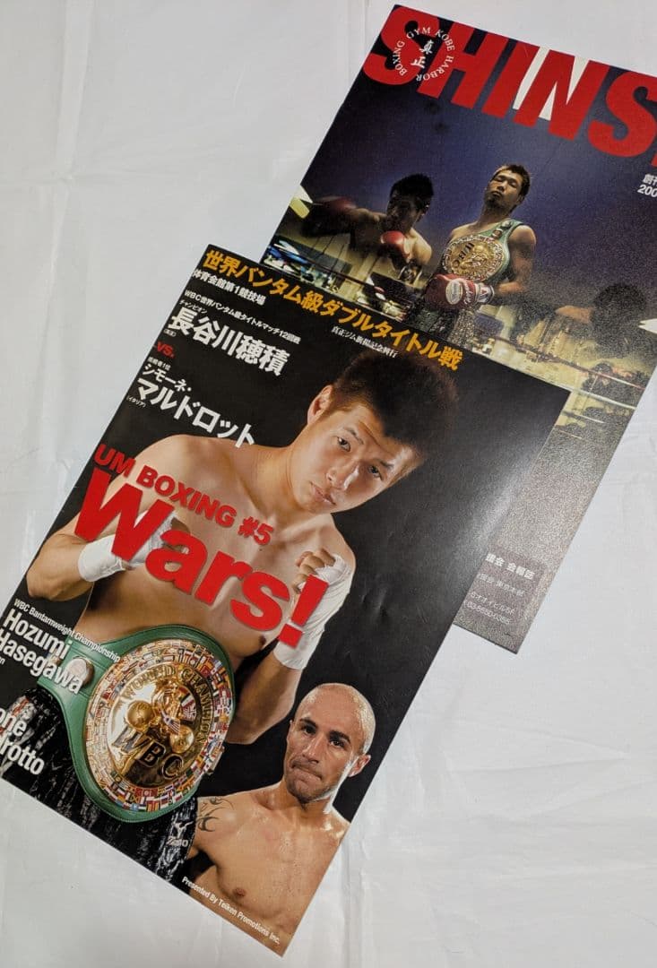 ボクシング パンフレット 長谷川穂積マルドロット他 Boxing Program