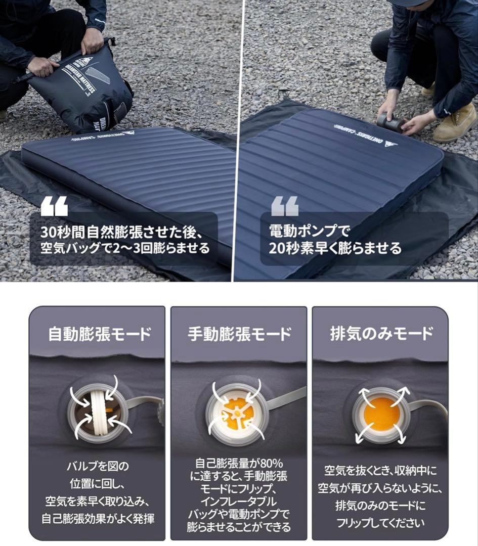 OneTigris DYNエアーマッ卜高R値201*132*10cm