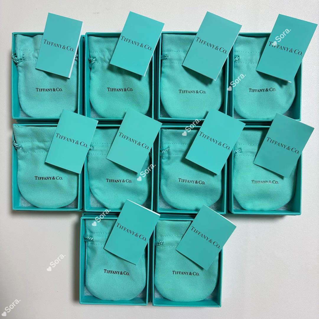 極美品　ティファニー　空箱　巾着袋　10セット　現行品　保存袋　アクセサリー入れ