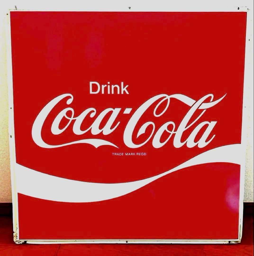 アンテークコカコーラ看板