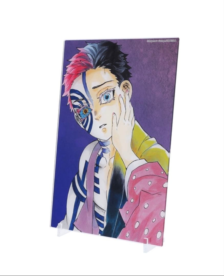 鬼滅の刃 箔入り アクリルアート 猗窩座 伯治