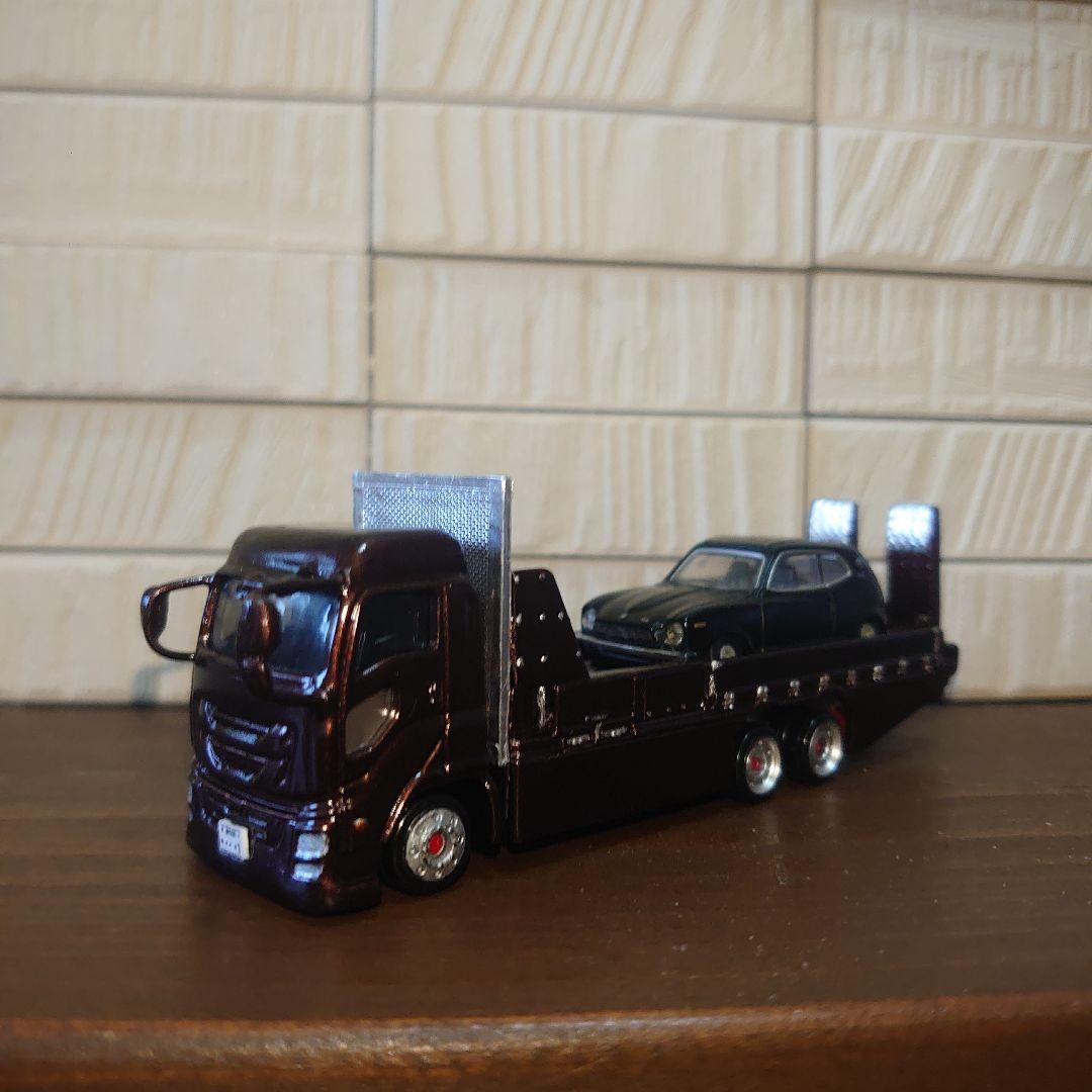 いすゞ　ギガ　積載車　デコトラ　トミカ 改‼️