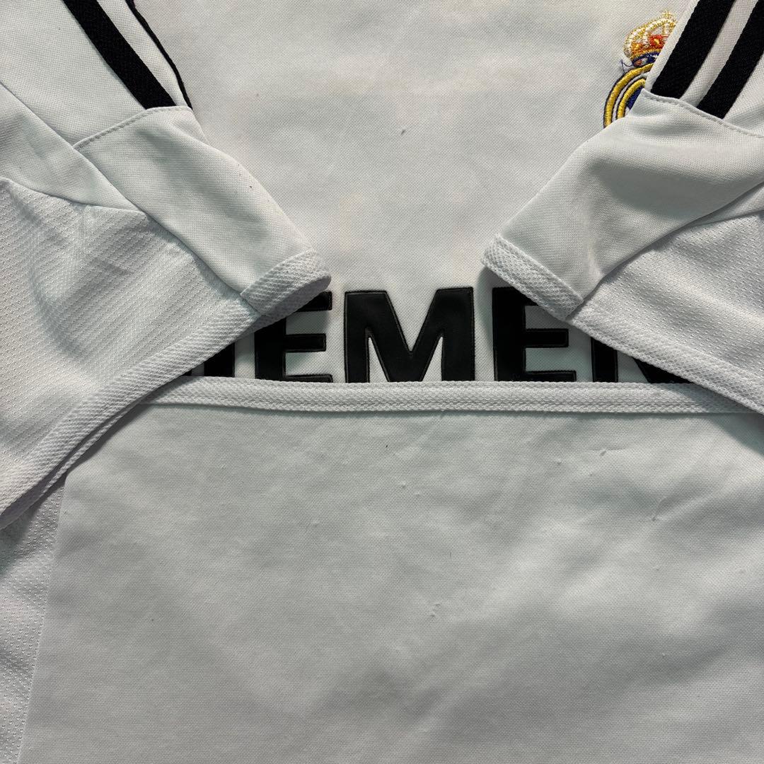 ★8SM2 レアルマドリード　ゲームシャツ　OWEN オーウェン　白　刺繍　古着