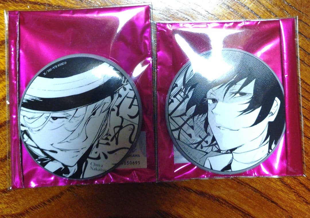 大博覧会　太宰　太宰治　缶バッジ　文豪ストレイドッグス　中原中也　中也