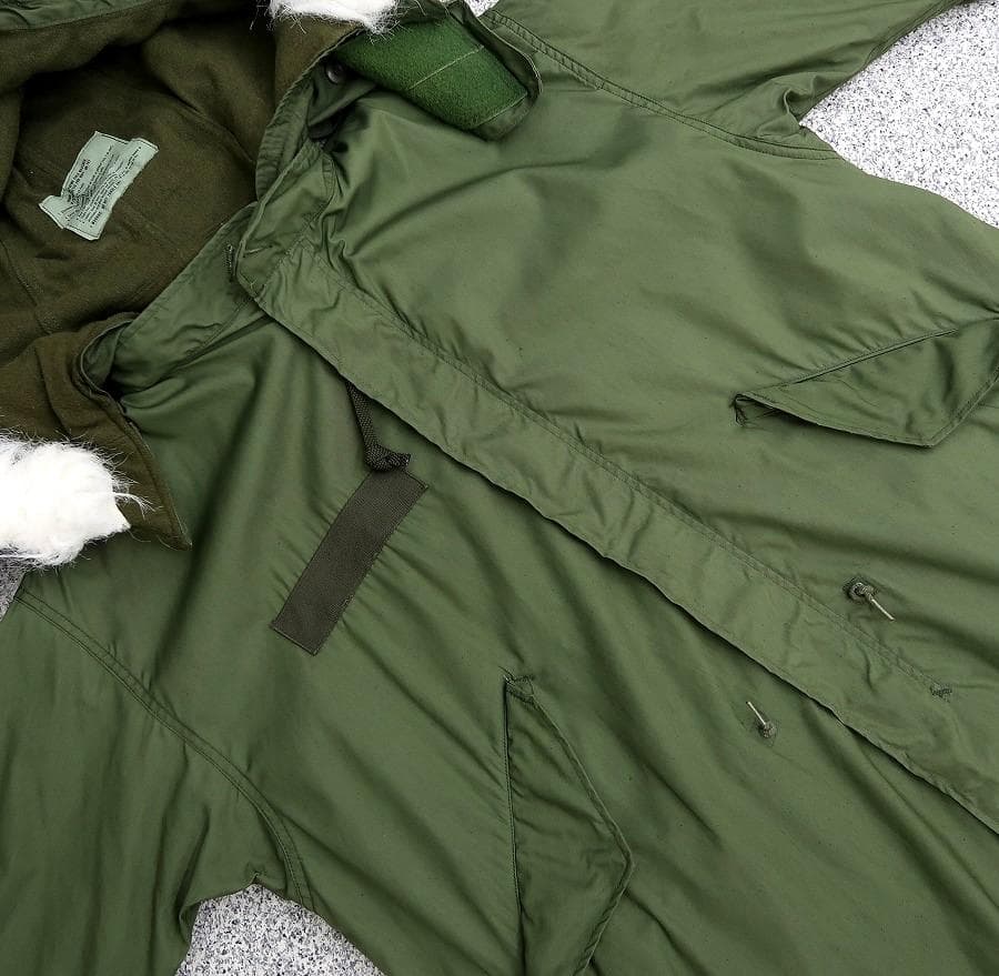 極上 M 米軍実物 80s M-65 モッズコート ライナー フード セット⑧