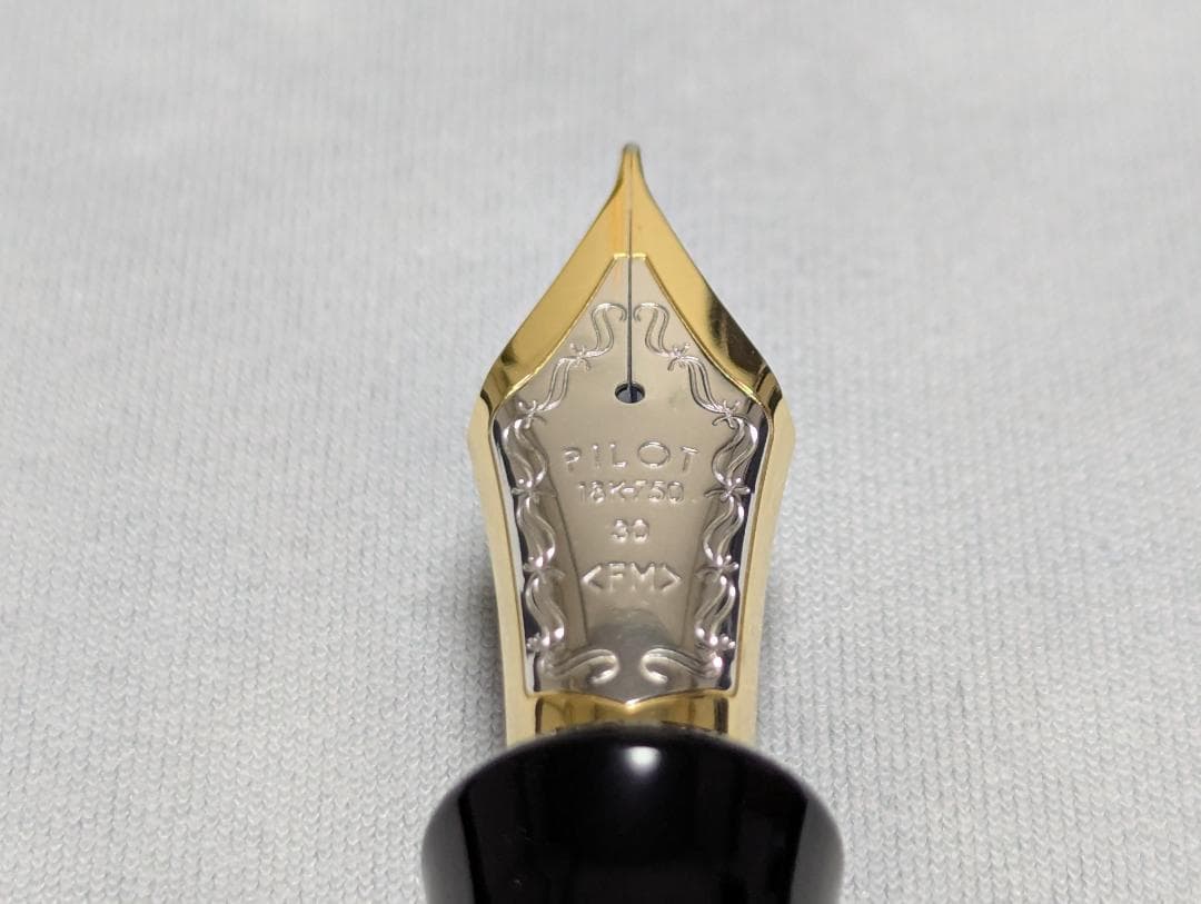 【美品】試し書きのみ カスタムURUSHI FM パイロットPILOT 朱漆