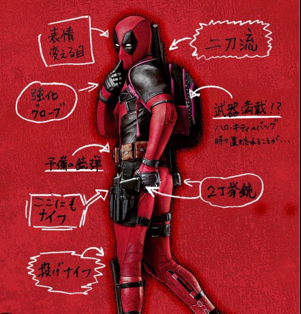 【激レア】デッドプール Hello Kitty リュックと時計 セット