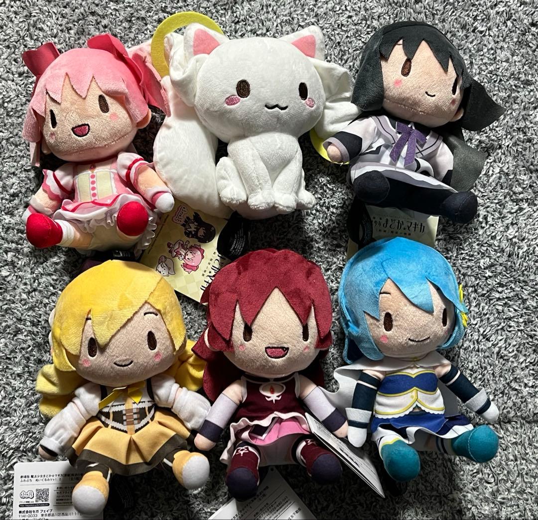 劇場版魔法少女まどか☆マギカ 叛逆の物語　ふわぷちぬいぐるみ　6種