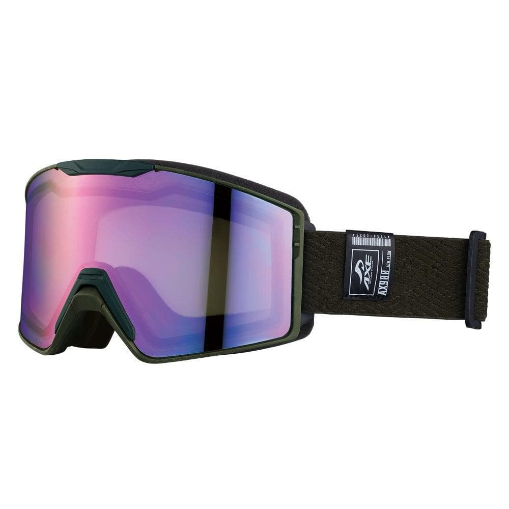 新品 AXE アックス ゴーグル 跳ね上げ メガネ対応 AX900-WCM KH