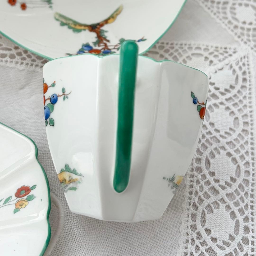 Shelleyシェリー◆カップ＆ソーサー トリオ◆リンゴ クイーンアン