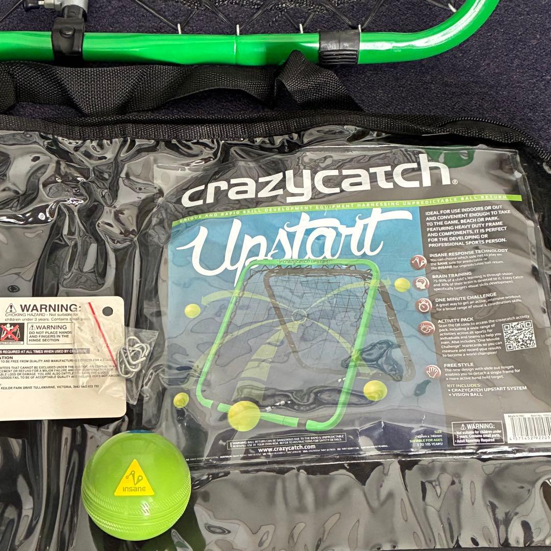 クレイジーキャッチ upstart トレーニングネット　サッカー練習　リバウンド