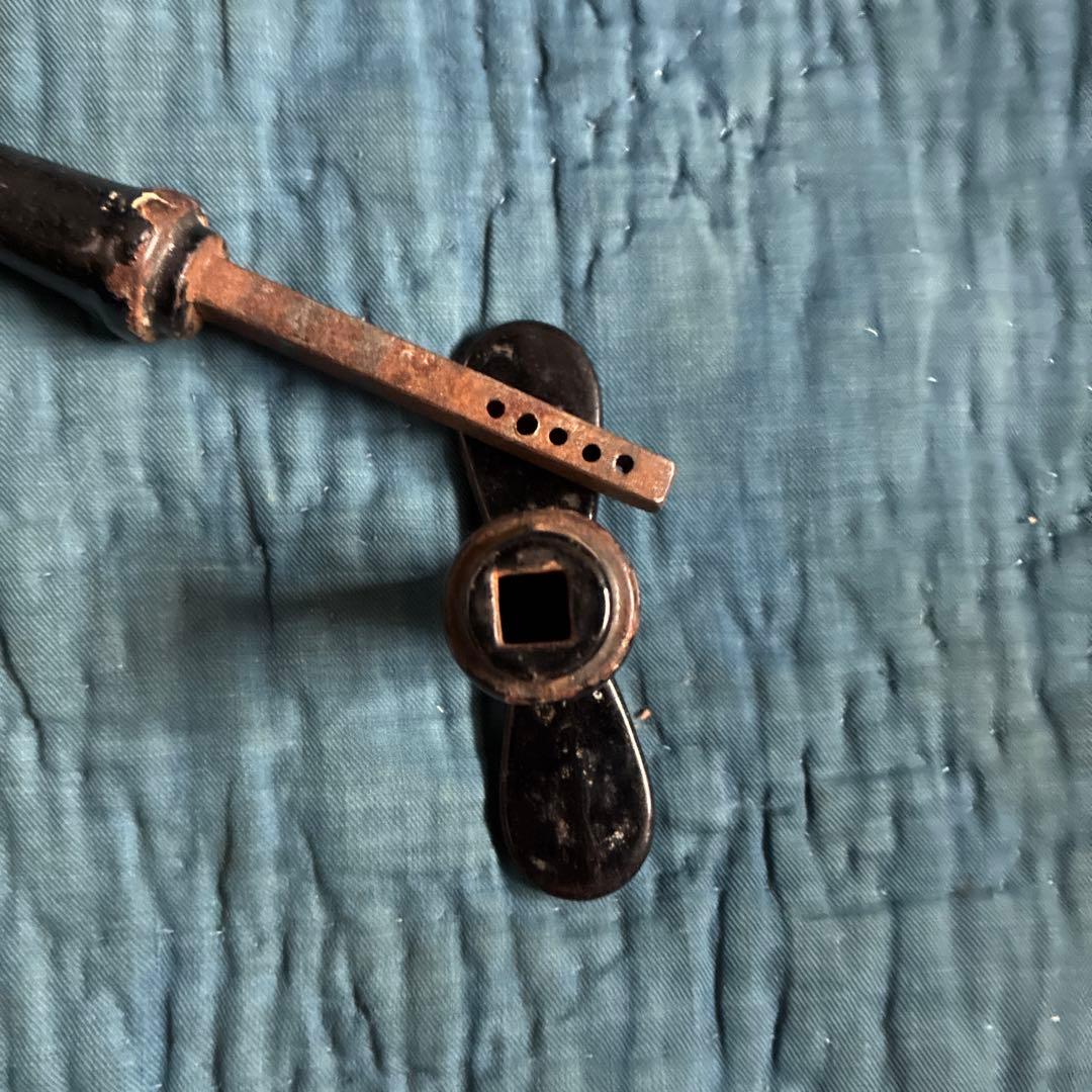 フランス　アンティーク　ドアノブ　アイアン　DIY