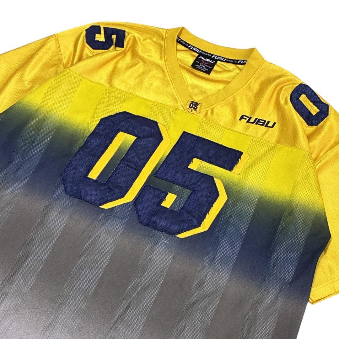 FUBU フブ 両面刺繍 3XL ゲームシャツ ユニフォーム 古着 ヒップホップ