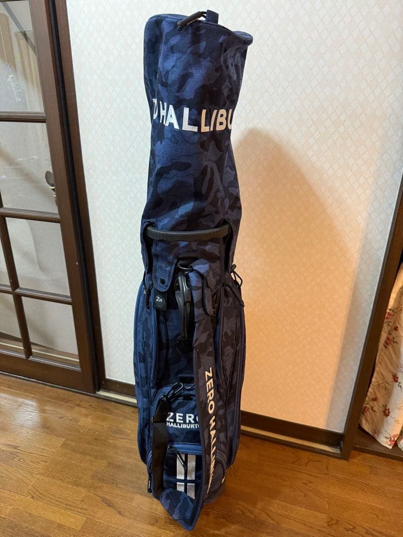 ゼロハリバートン　コーデュラシリーズ　ネイビーカモキャディーバック