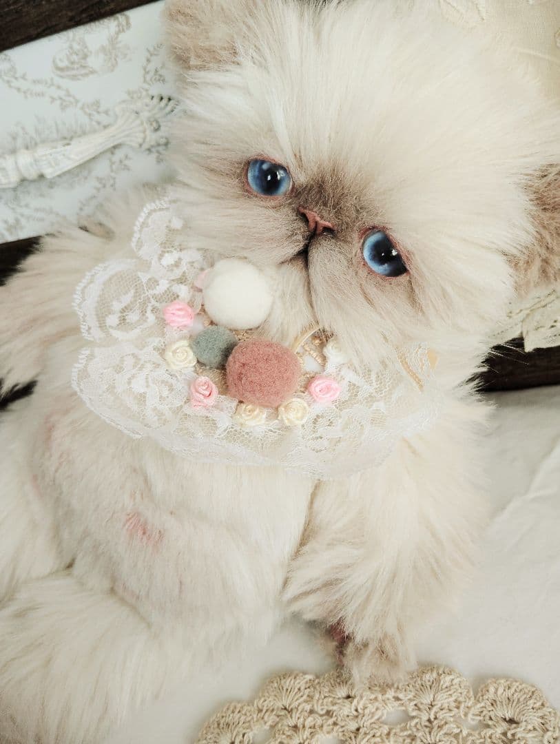 おふぅちゃんオーダー❤ライラックポイント♡子猫ちゃん♡アートドール♡ぬいぐるみ♡