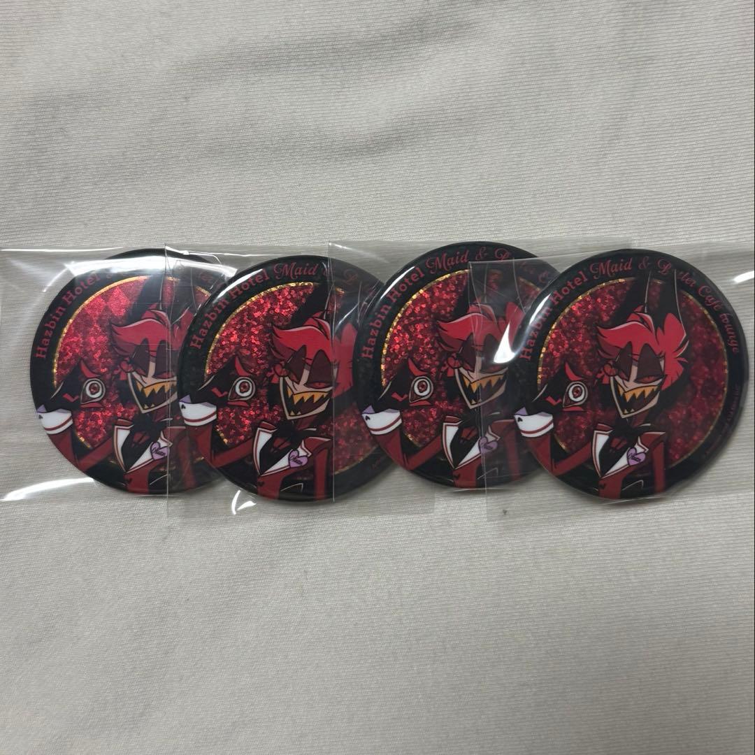 ハズビンホテル アニメイトカフェ アラスター 缶バッジ アニカフェ