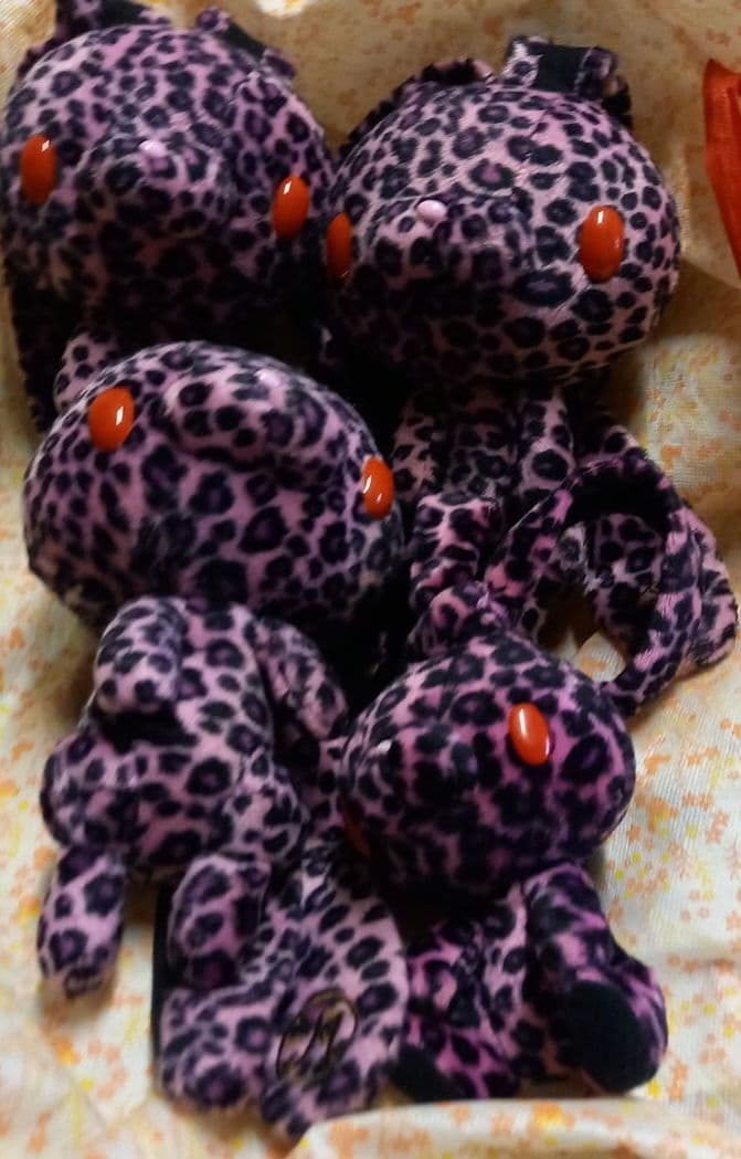 レア☆汎用うさぎ☆パンサーぬいぐるみ&マスコットキーホルダー4点セット☆