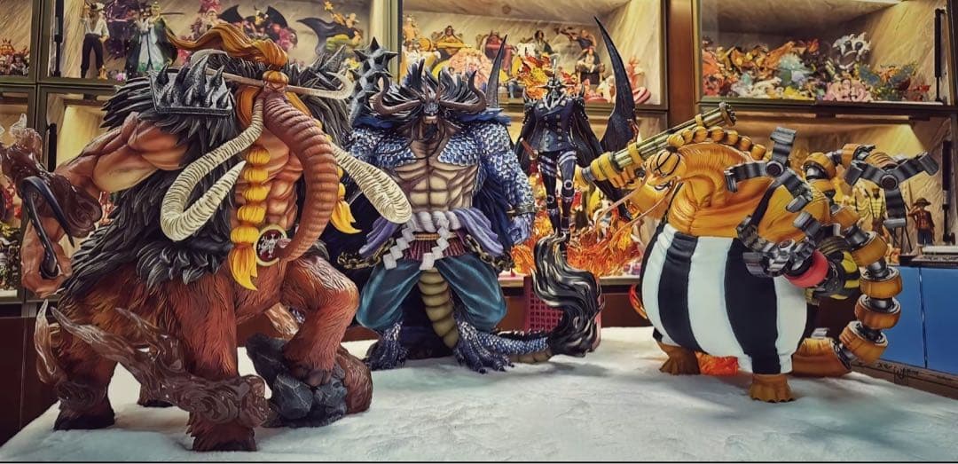 ONE PIECE ワンピース クイーン【人獣形態】 フィギュア ガレージキット